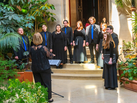 The University Singers at the Biltmore Estate