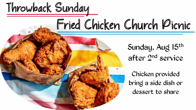 Throwback Sunday- Fried Chicken Church Picnic