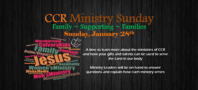 Ministry Sunday