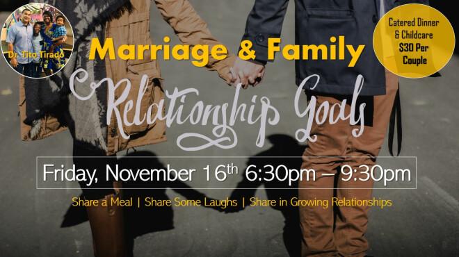 Marriage Night Dinner & Panel Discussion - with Dr. Tito Tirado
