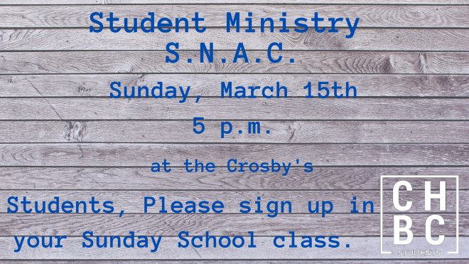 SNAC for Student Ministry 