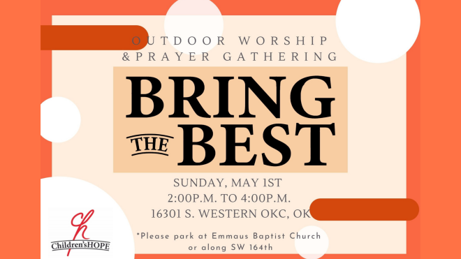 Bring the Best of Worship and Prayer Gathering