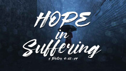 Hope In Suffering