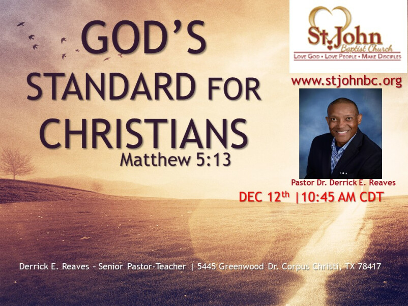 God's Standard for Christians