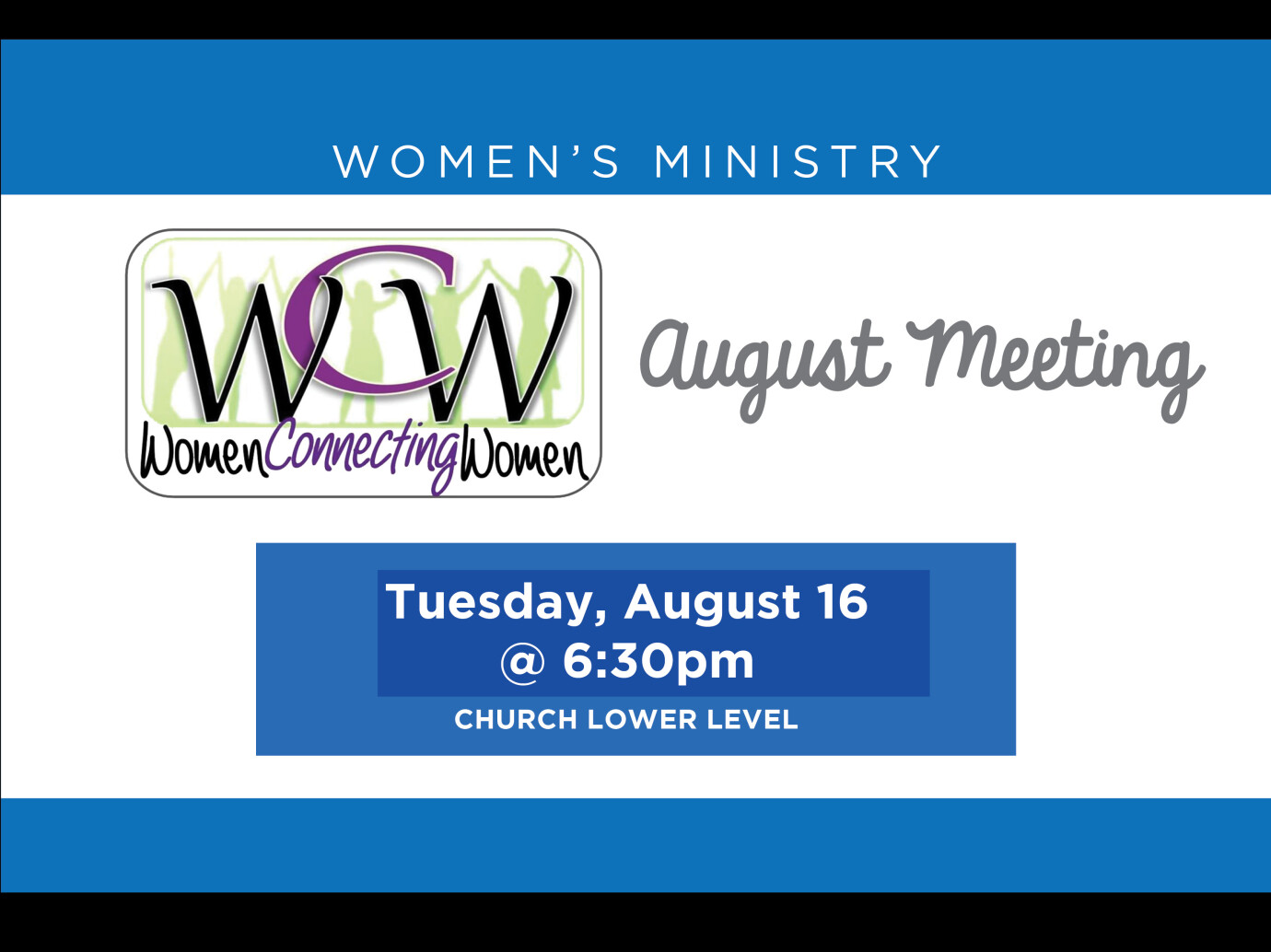 Women's August Meeting