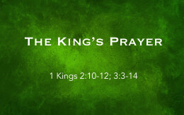 The King's Prayer