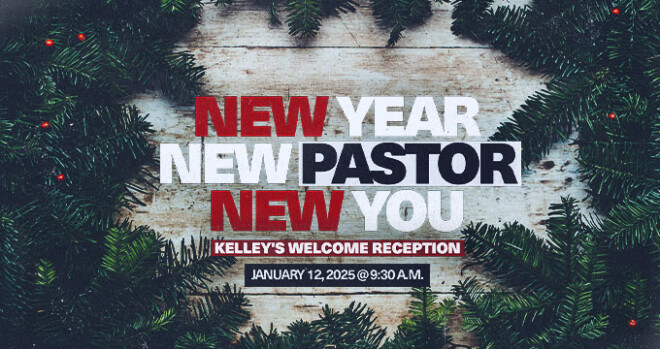 New Year, New Pastor, New You!