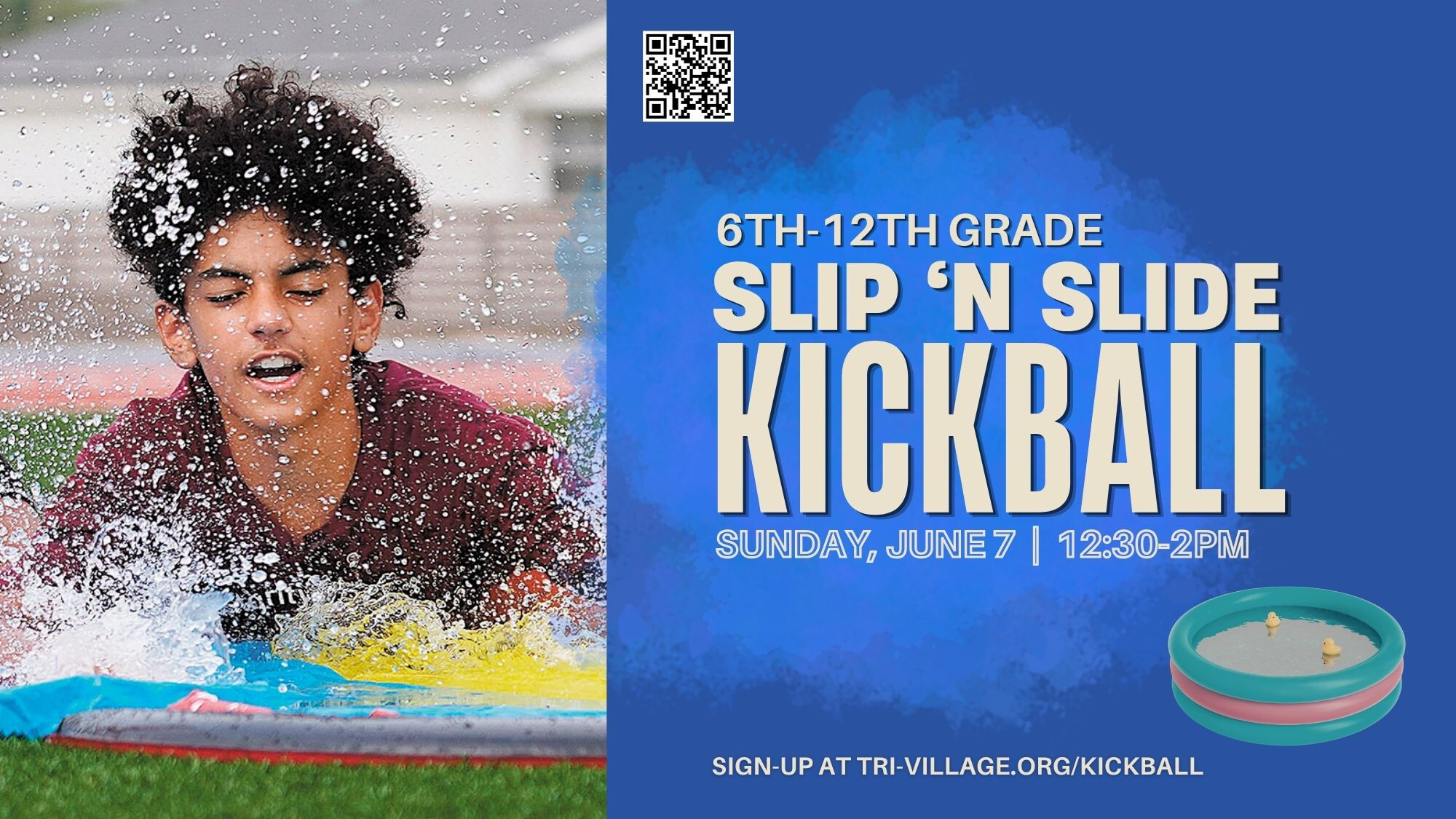 Student Ministry Slip 'N Slide Kickball
