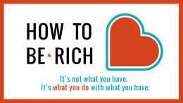 How To Be Rich: 3 P Givers 