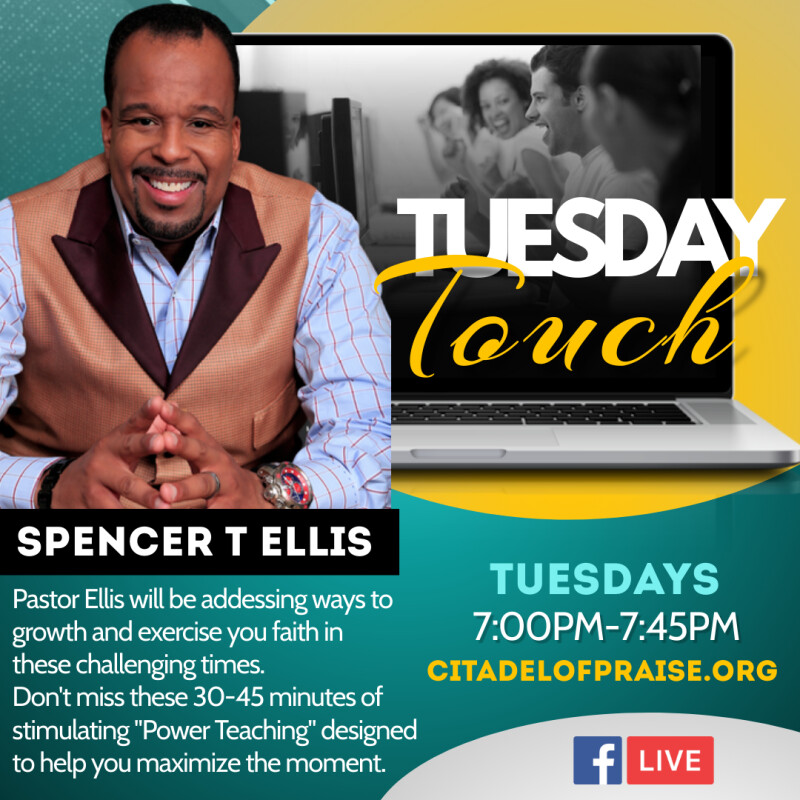 7PM Tuesday Touch Teaching ONLINE ONLY