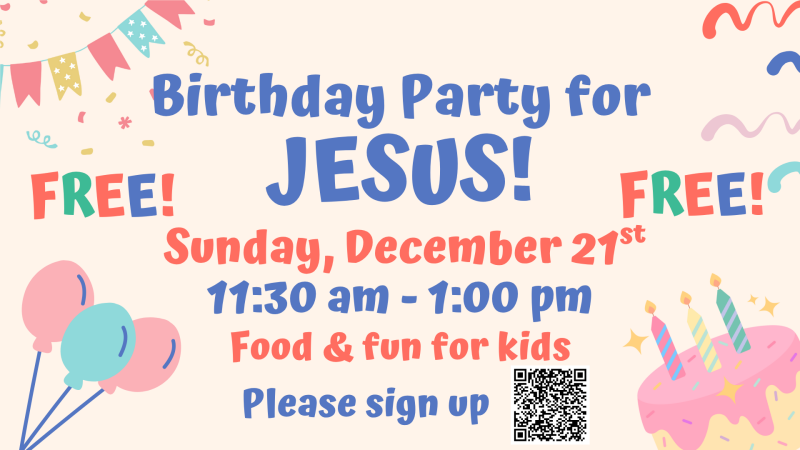 Birthday Party for Jesus