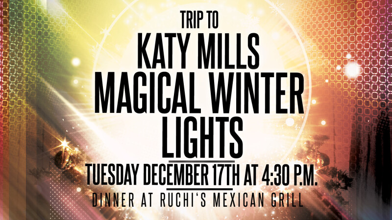 Trip to Katy Mills Magical Winter Lights 