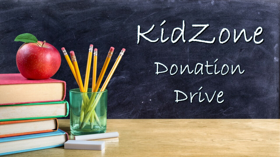 KidZone Donation Drive