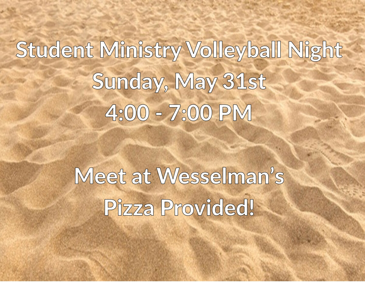 Student Ministry Volleyball Night
