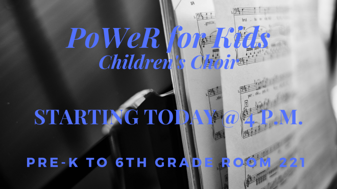 PoWeR for Kids Rehearsals