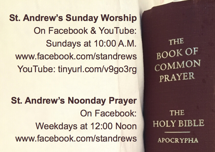 10:00 a.m. Sunday Morning Worship on Facebook & YouTube 