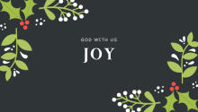 God With Us:  Joy