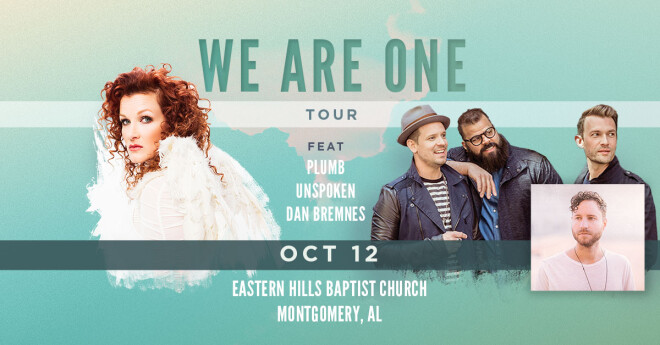 We Are One Tour with Plumb, Unspoken and Dan Bremnes - Montgomery