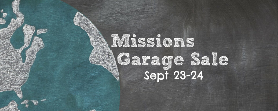 Missions Garage Sale