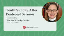 Tenth Sunday After Pentecost Sermon