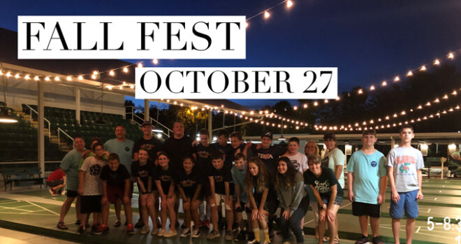 Student Ministry: Fall Fest