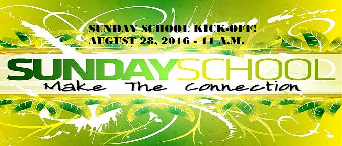 Sunday School Kick-Off