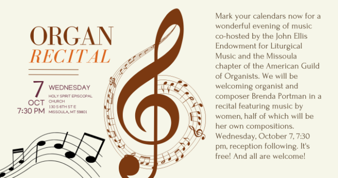 Organ Recital: Celebrating women in music with organist and composer Brenda Portman