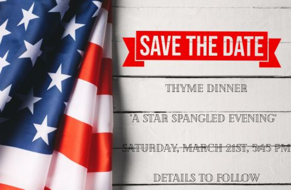 THYME Dinner - A Star Spangled Evening