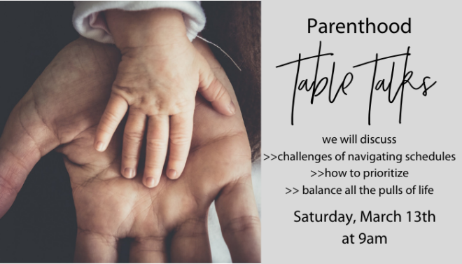 9am Parenthood Table Talk