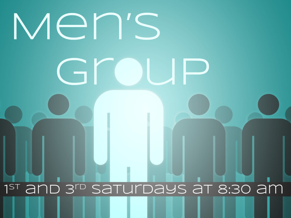 Men's Group Begins!