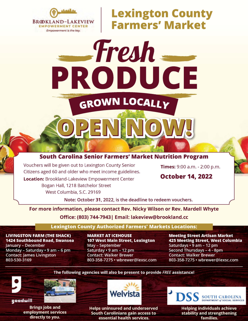 REAL Church Farmers and Makers Market – Saturdays, June 3 – September 16,  2023, 8am-1pm – Brookhaven Borough