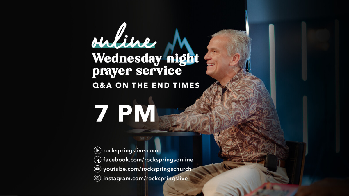 Watch Live! WEDNESDAY NIGHT PRAYER SERVICE