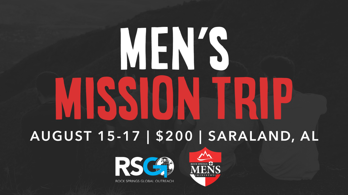 Men's Mission Trip
