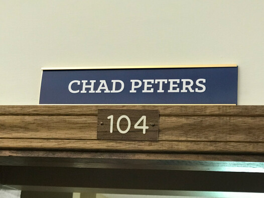 Nameplate for Chad