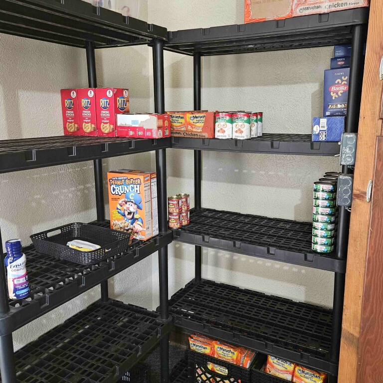 Indy Pantry Shelves Almost Bare!