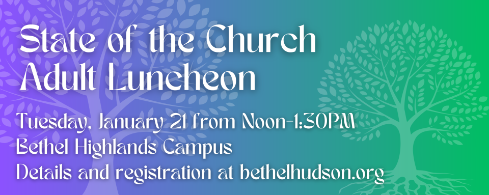 Adult Luncheon - 'State of the Church'