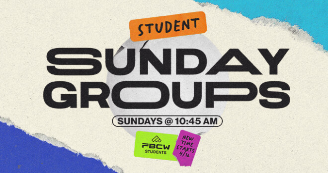 Student Sunday Groups