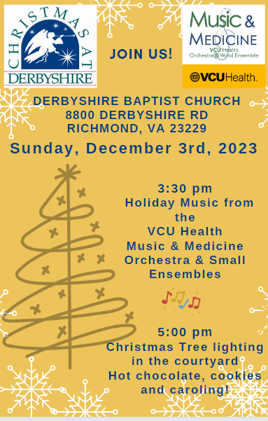 Holiday Music from the VCU Health Music & Medicine Orchestra & Ensembles & Christmas Tree Lighting 