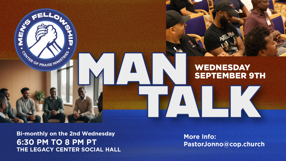 COP Men's Fellowship MAN Talk: Healthy Discussions for Today's Man