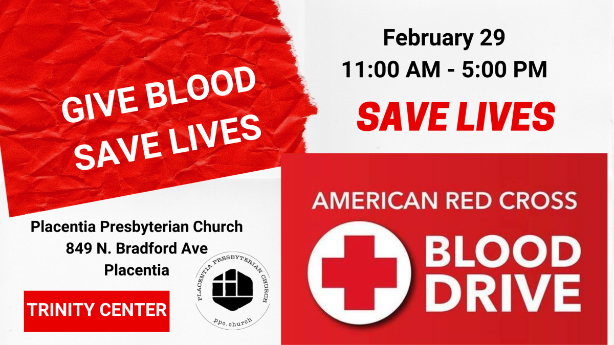 February Red Cross Blood Drive 