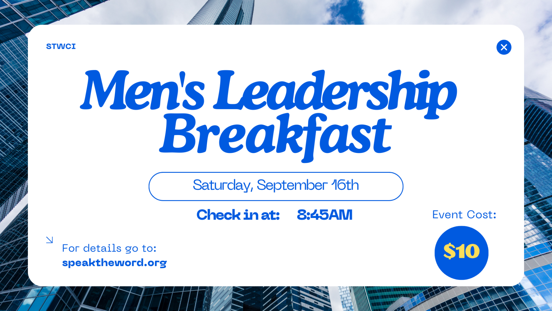 Men's Leadership Breakfast