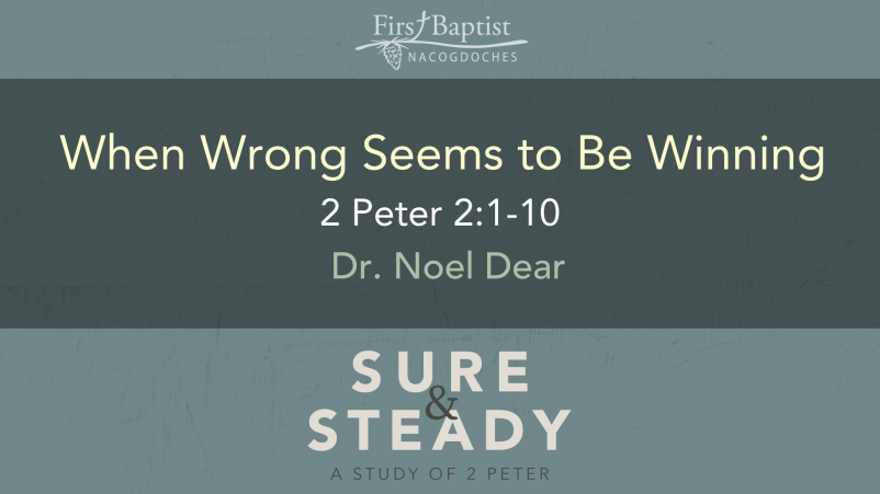 When Wrong Seems to Be Winning