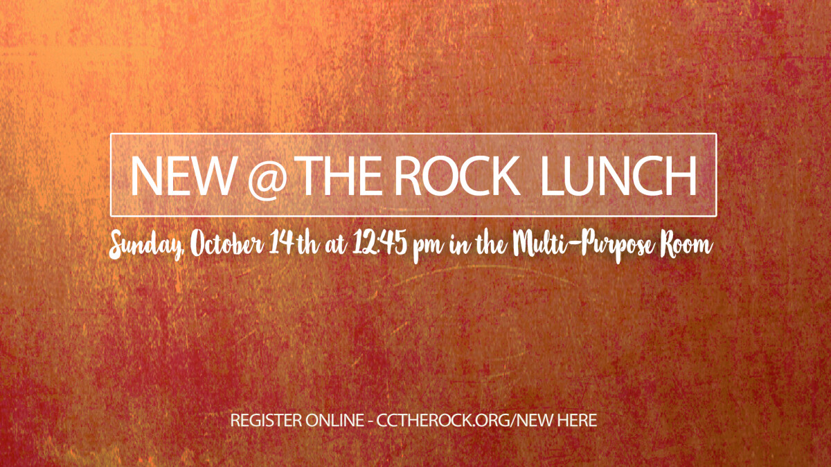 NEW @ THE ROCK Luncheon