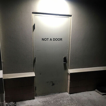 Not a door, photo by Kat Bowling