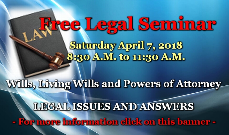 Free Legal Seminar