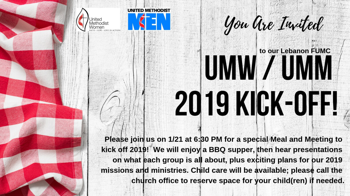 UMW/UMM 2019 Kick-Off!