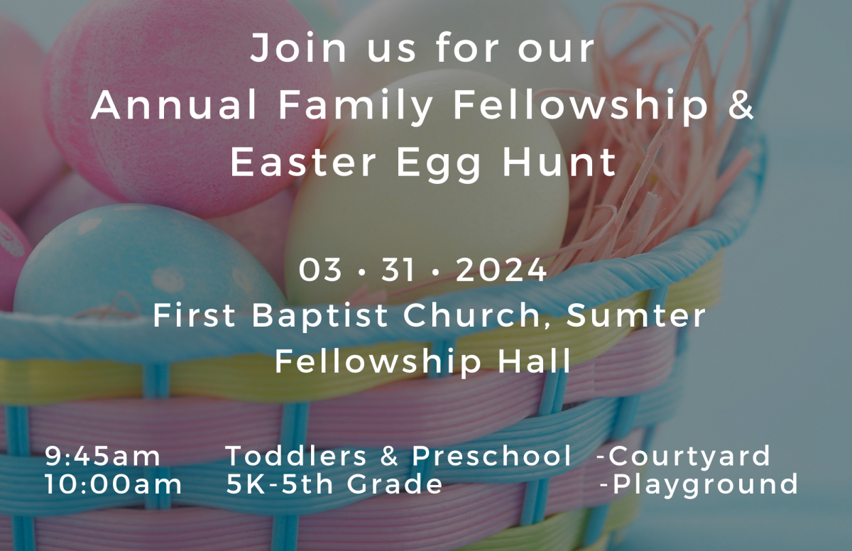 Annual Family Fellowship & Easter Egg Hunt