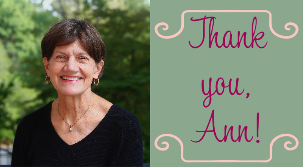 Thank you, Ann!
