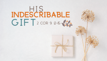His Indescribable Gift