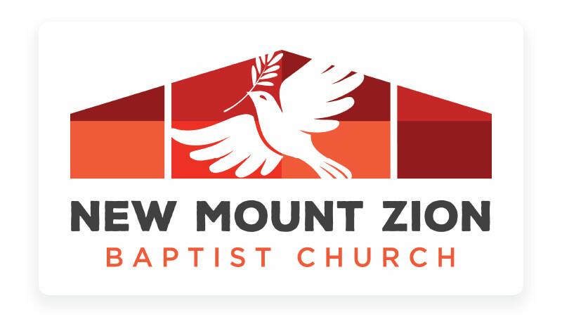 Red and Orange With White Dove Church Logo